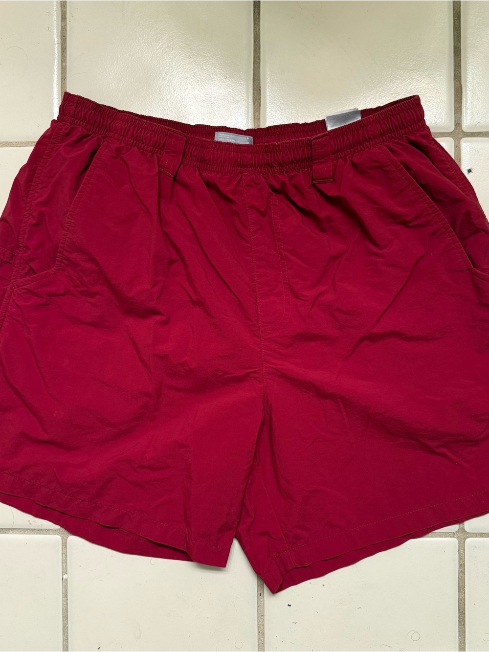 Columbia Men’s Red Swim Shorts PFG SIZE MEDIUM